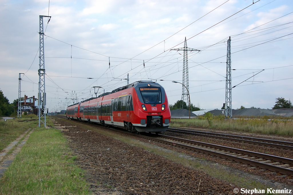 442 119/619  Potsdam Park Sanssouci  & 442 120/620 als RB21 (RB 18675) von Berlin Hbf (tief) nach Potsdam Griebnitzsee in Satzkorn. 18.09.2012