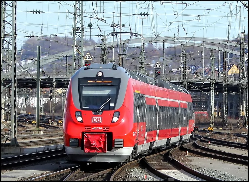 442 770 als RE aus Schweinfurt am 16.03.13 in Wrzburg