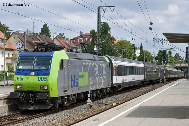 485 005-3 der BLS AG Media Markt Sternfahrt nach Hannover 30.05.2009