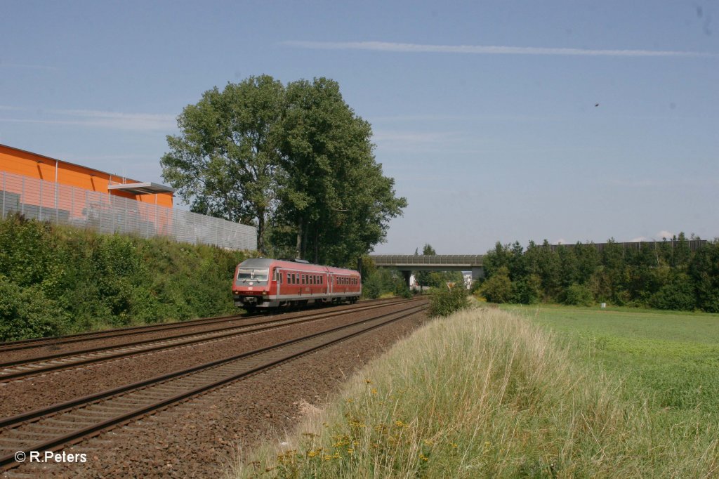 610 003 als RE Nrnberg bei Weiden. 25.08.11