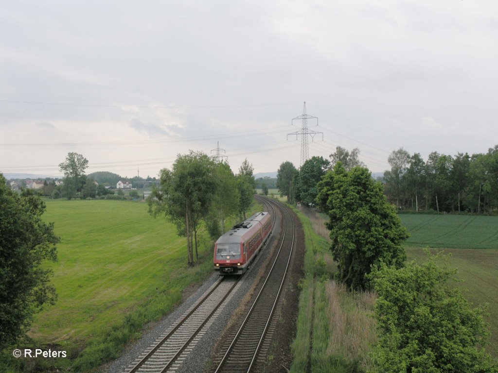 610 012 als RE3562 nach Nrnberg. 26.05.10