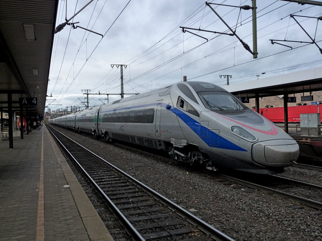 610 107 auf Testfahrt am 04.11.10 in Fulda