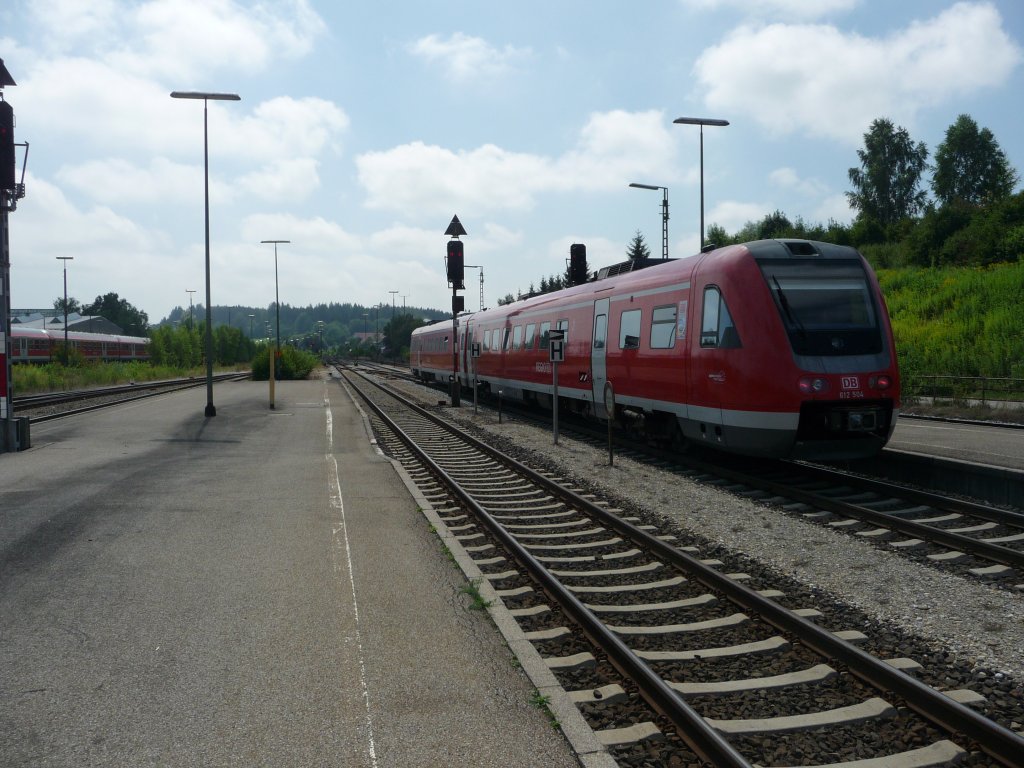 612 004 wird abgestellt. 01.08.2011