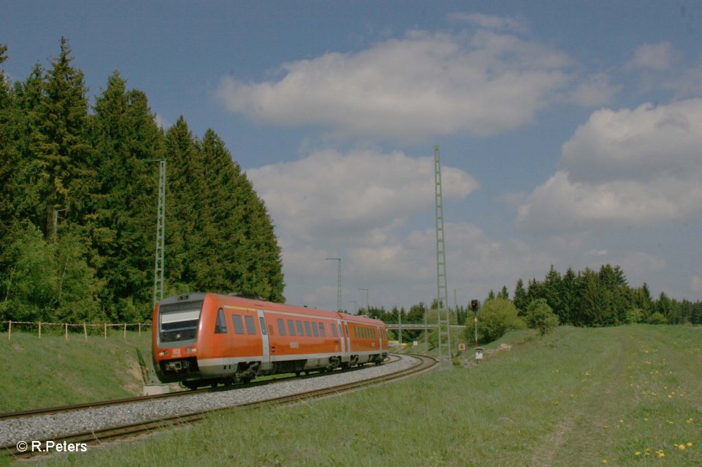 612 095 mit RE Regensburg. 05.05.11