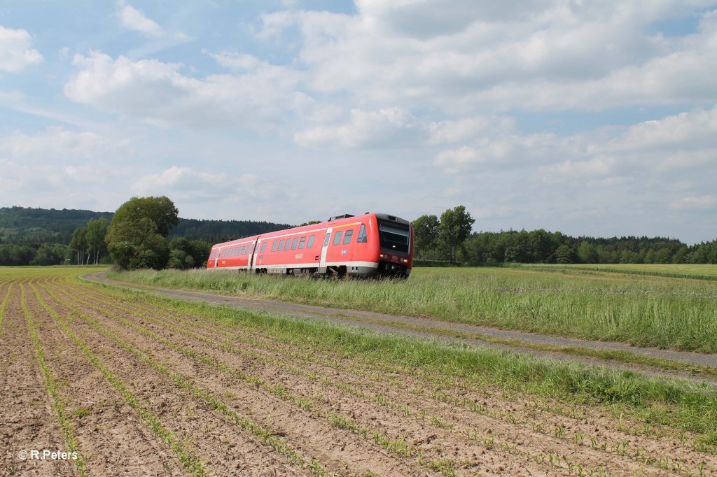 612 165 als IRE 3090 Dresden - Nrnberg bei Oberteich. 13.06.13