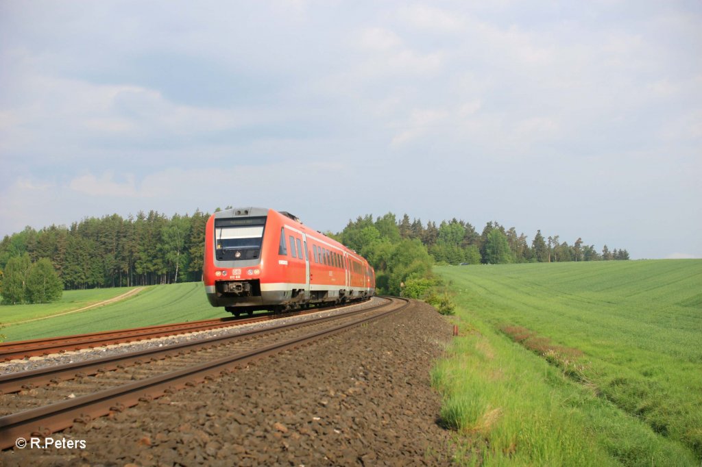 612 616 als RE3780/3448 nach Nrnberg bei Oberthlau. 21.05.11