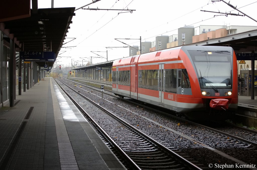 646 022-3 als RB22 (RB 28614) nach Berlin-Schnefeld Flughafen in Potsdam Hbf. 16.11.2010