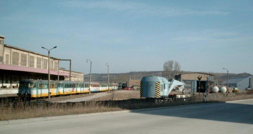 Abgestellte MAN Schienenbusse bei Arco in Karsdorf; 2007 (Foto: Dieter Bauer)