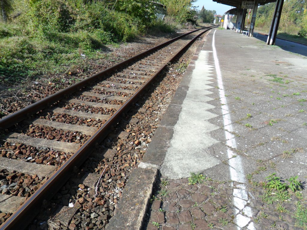 Am 04.10.2011 sah das Gleis 1 noch so aus.