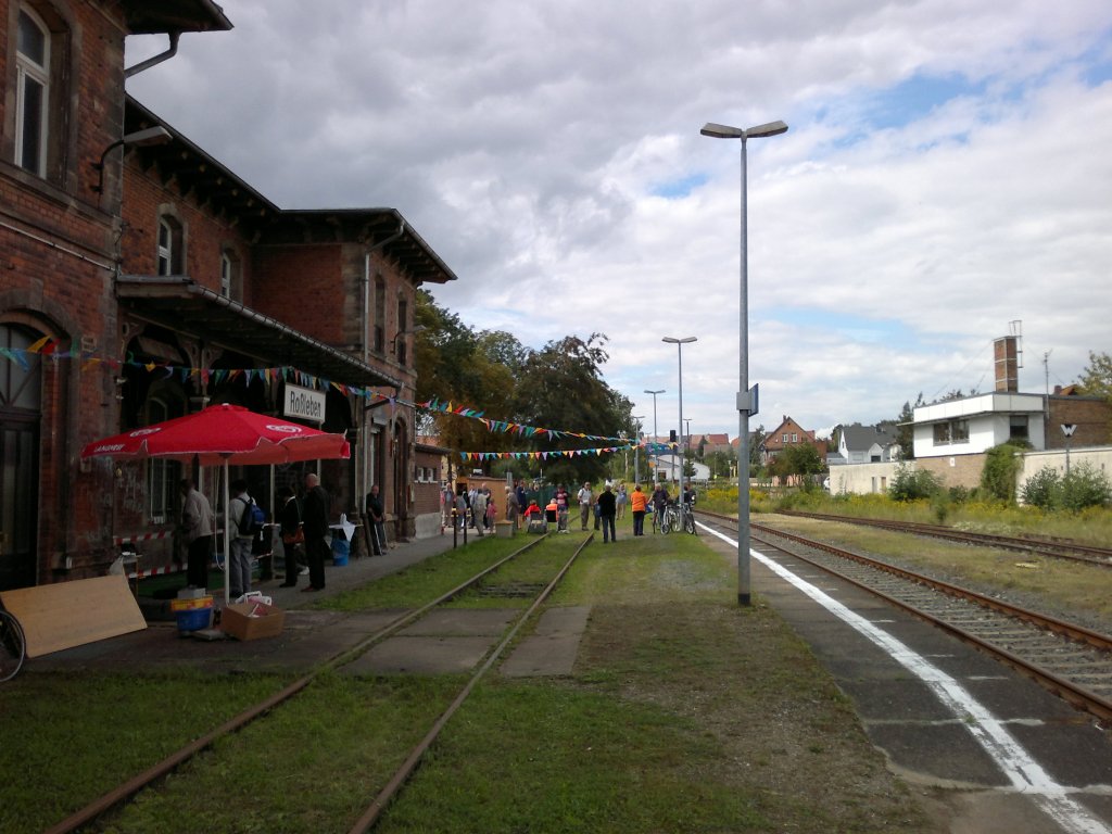 Am 28.08.2011 fand unser 6. Unstrutbahnfest im Bf Ro�leben statt. Das Wetter hielt und zahlreiche Besucher verbrachten ein paar sch�ne Stunden am Bahnhof.