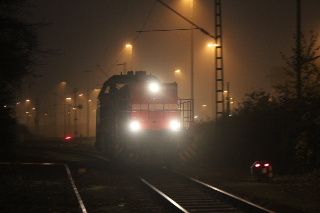 Am Abend des 09.11.2011 Rangiert die DH 717 (HGK/ RHC G1000 BB in Hamburg Hohe Schaar.