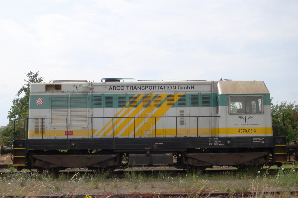 ARCO 4070.03-3 am 23.07.2009 abgetsellt am Zementwerk Karsdorf. (Foto: G�nther G�bel)