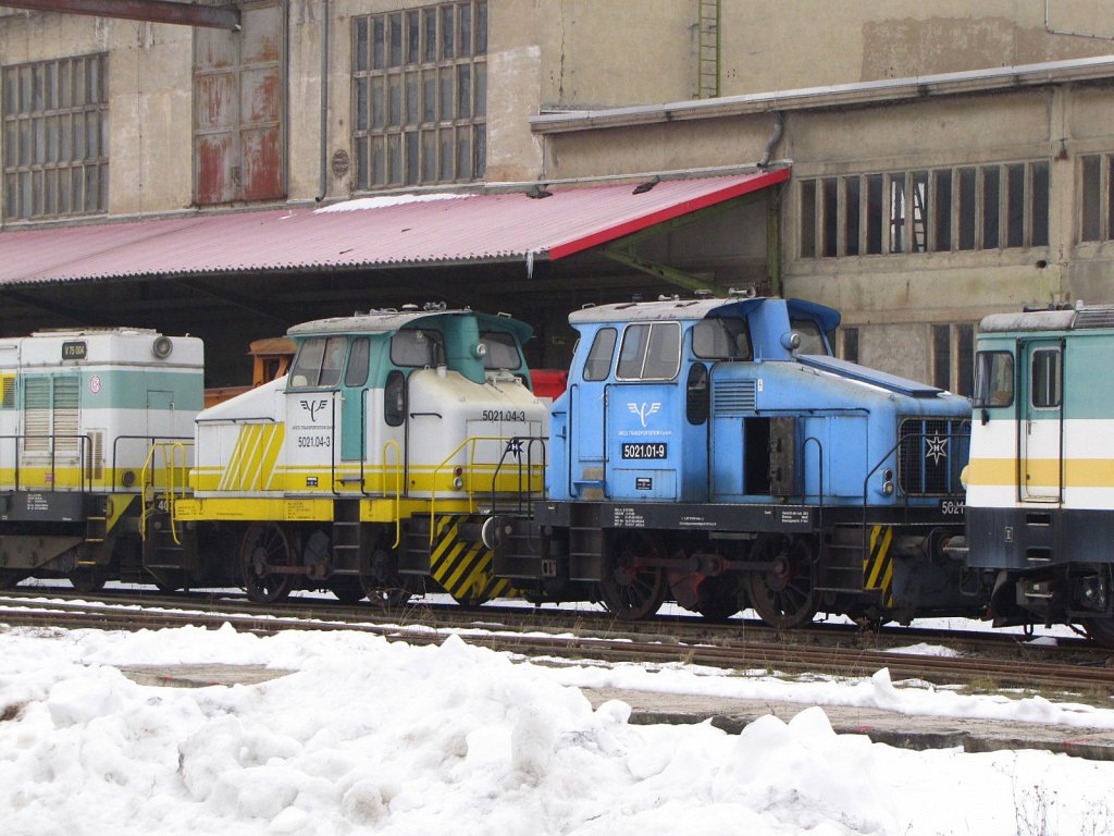 ARCO 5021.04-3 + 5021.01-9 am Zementwerk Karsdorf; 21.01.2010