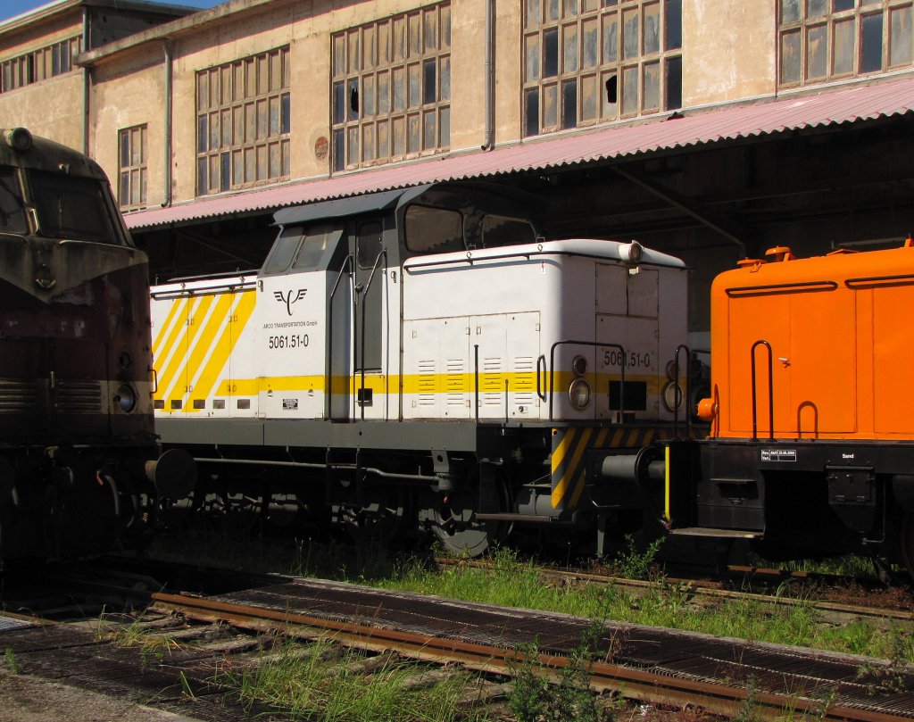 ARCO 5061.51-0 (ex KEG 0609) am Zementwerk Karsdorf; 09.07.2011