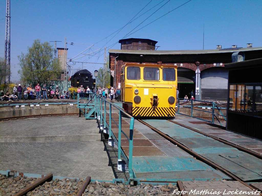 ASF auf der Drehscheibe vom Lokschuppen Pomerania in Pasewalk am 4.5.13