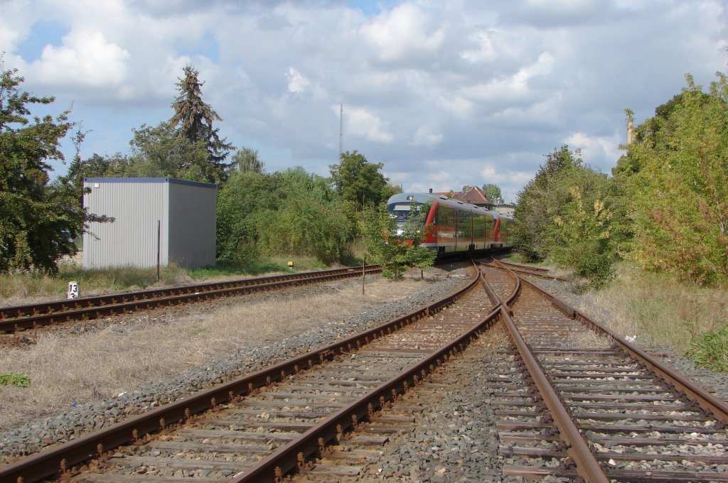 Bf Ausfahrt Richtung Kirchscheidungen in Laucha; 12.09.2009 (Foto: Dieter Thomas)