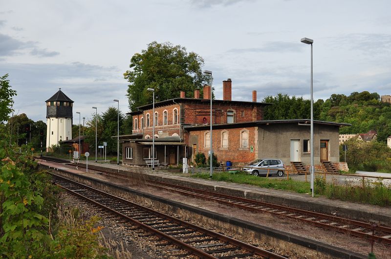 Blick in den Bf Nebra am 06.09.2011. (Foto: Toxxy)