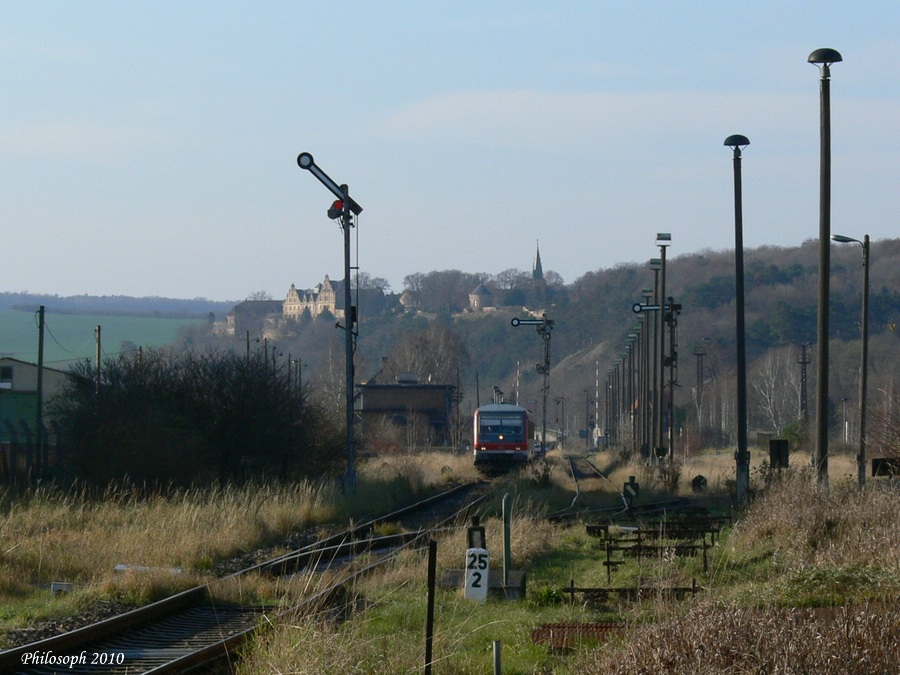 Blick in den Bf Vitzenburg; 02.12.2006 (Foto: Carsten Klinger)