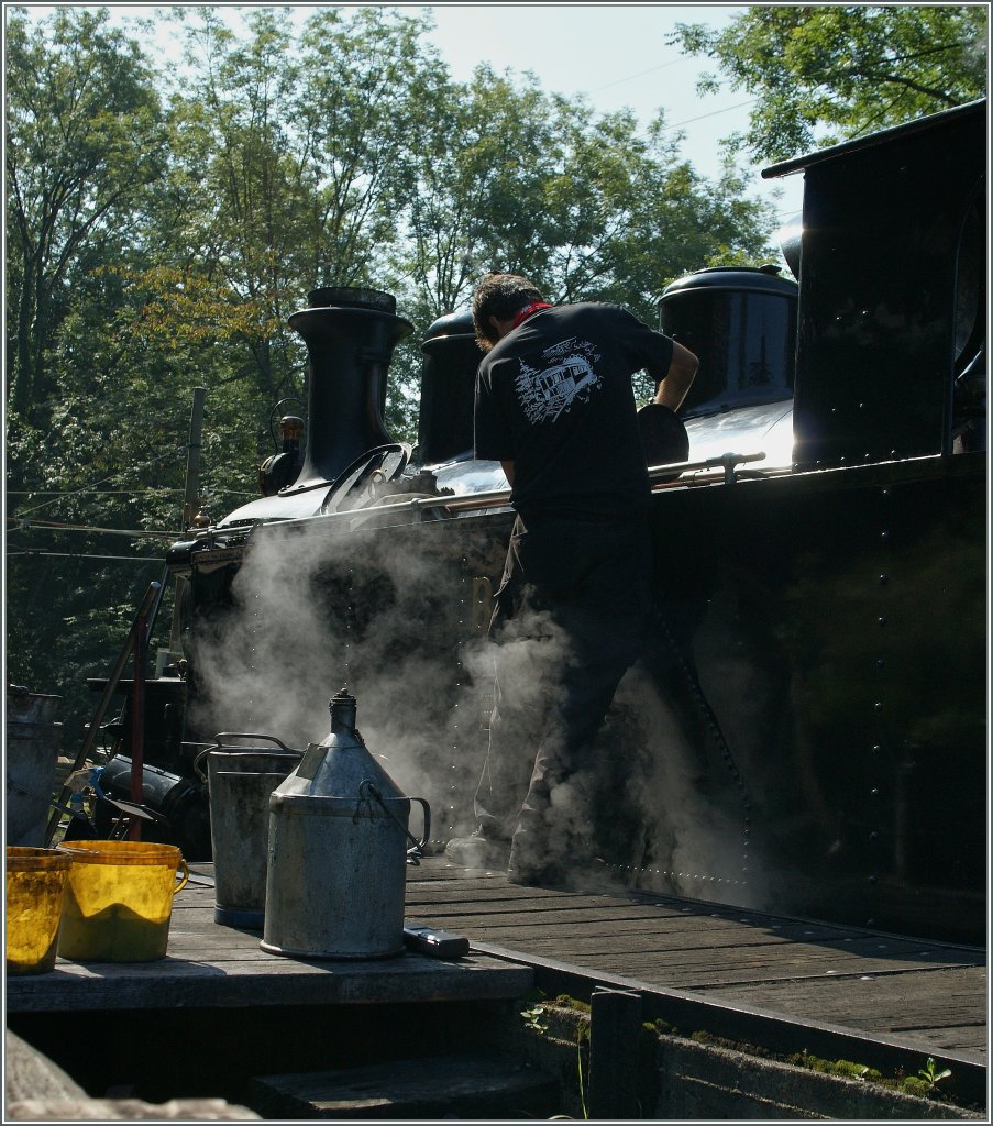 Blonay-Chamby Bahn Ambiente. 
9. Sept. 2012