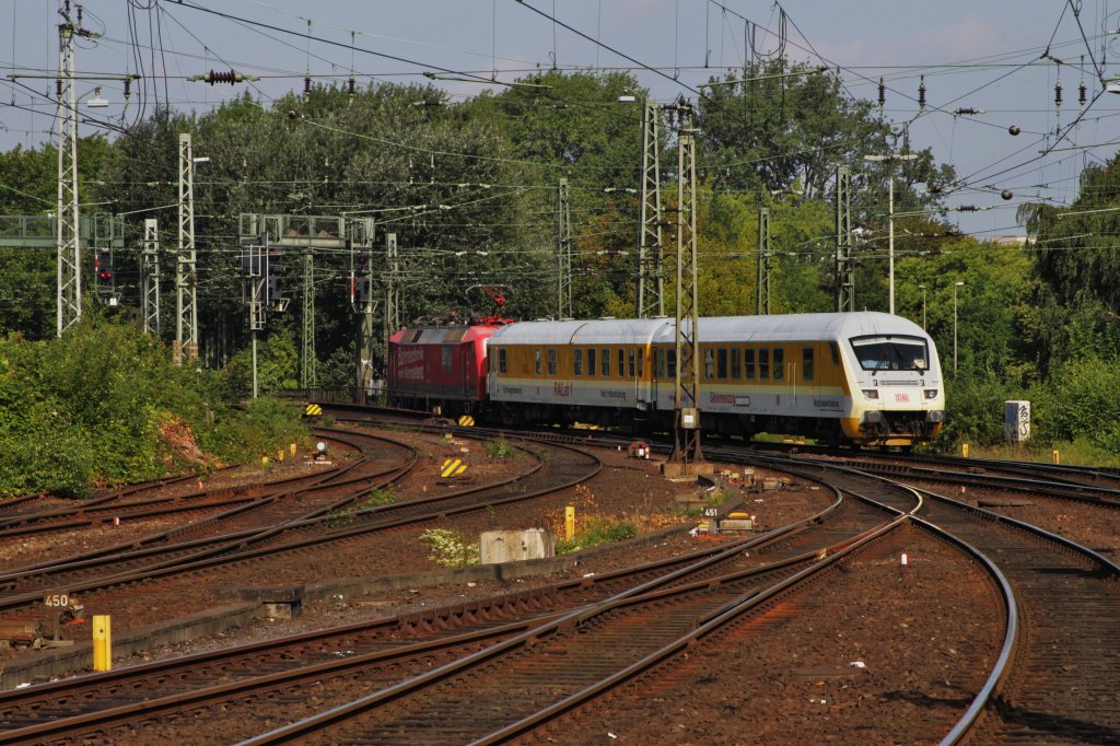 Den Messzug nochmal als Ganzes und im besseren Licht. 13.08.10, Hamburg Hbf