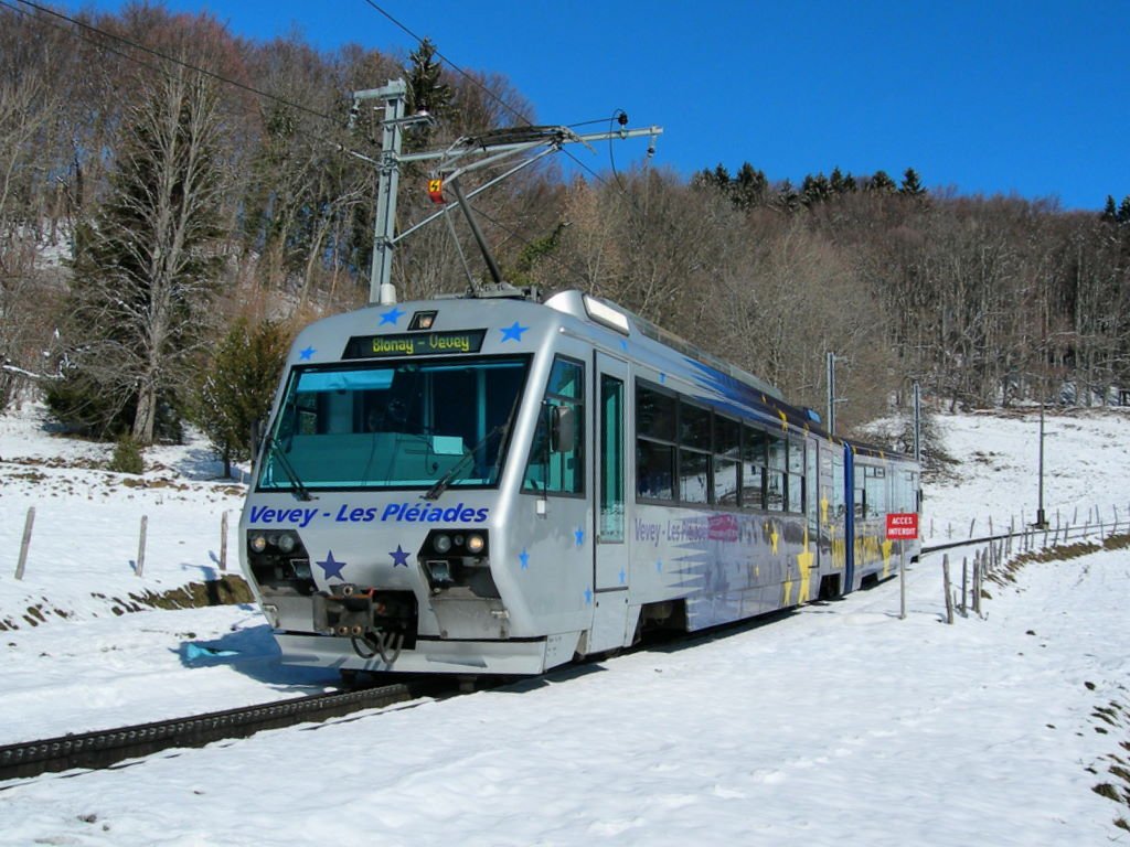 Der Train des Etoiles bei Fayaux am 28. Jan 2007.