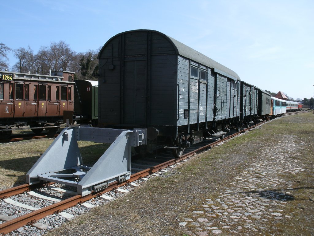 Der Usedomer Hilfszug,am 14.April 2013,in Heringsdorf.