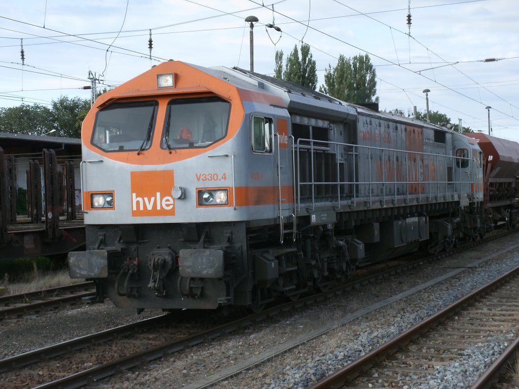 Der Vierte hvle Tiger V330.4 am 23.August 2012 wartete in Bergen/Rgen auf Ausfahrt.