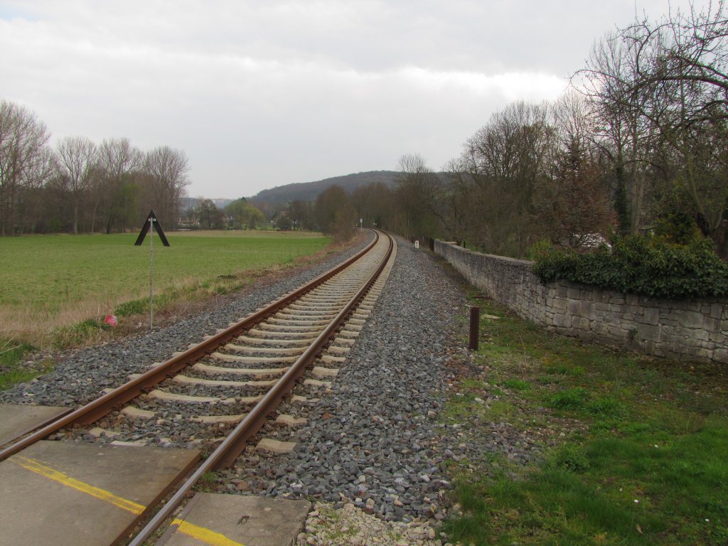 Die Unstrutbahn in Balgst�dt; 13.04.2012