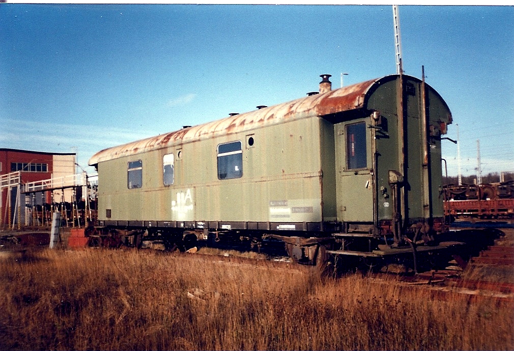 Dieser Wagen stand in der Einsatzstelle Mukran.