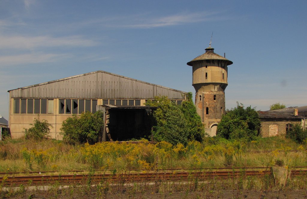 Ehemaliger Wasserturm im Bf Querfurt; 07.09.2010