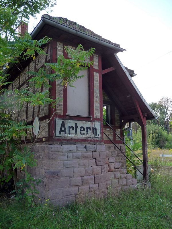 Ehemaliges Stellwerk As in Artern; 15.09.2010 (Foto: Ralf Kuke)