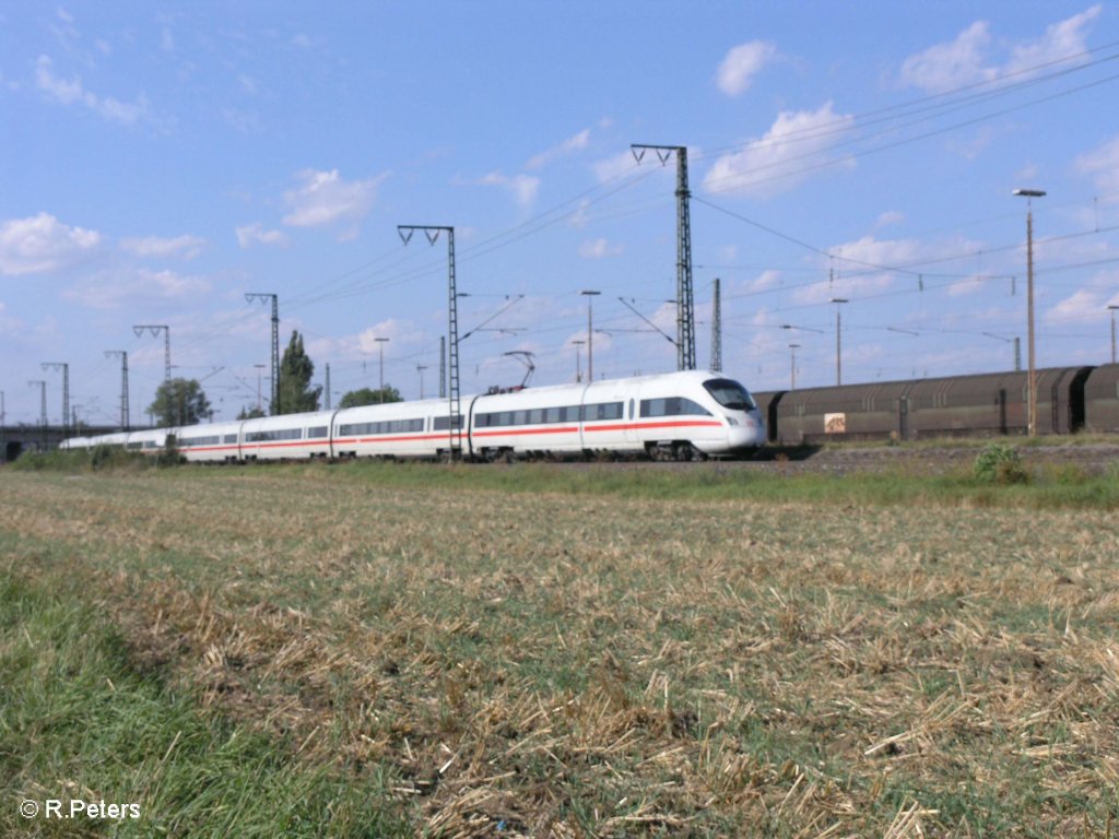 EIN ICE nach Wien bei Regensburg Ost. 27.08.09