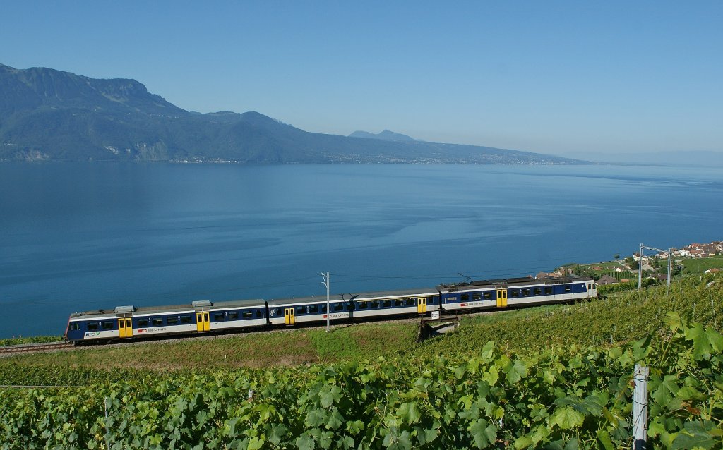 Ein NPZ als  Train des Vignes  bei Chexbres. 
26. Juni 2011