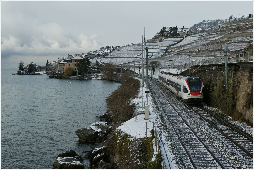 Ein RABe 511 bei Rivaz.
8. Feb. 2013