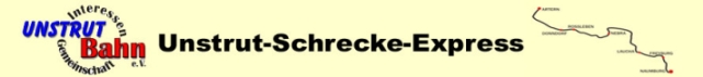 Entworfene Grafik f�r den  Unstrut-Schrecke-Express , der ab 1. Mai im Jahr 2012 an 4 Fahrtagen von Erfurt Hbf �ber Artern nach Donndorf fahren wird.