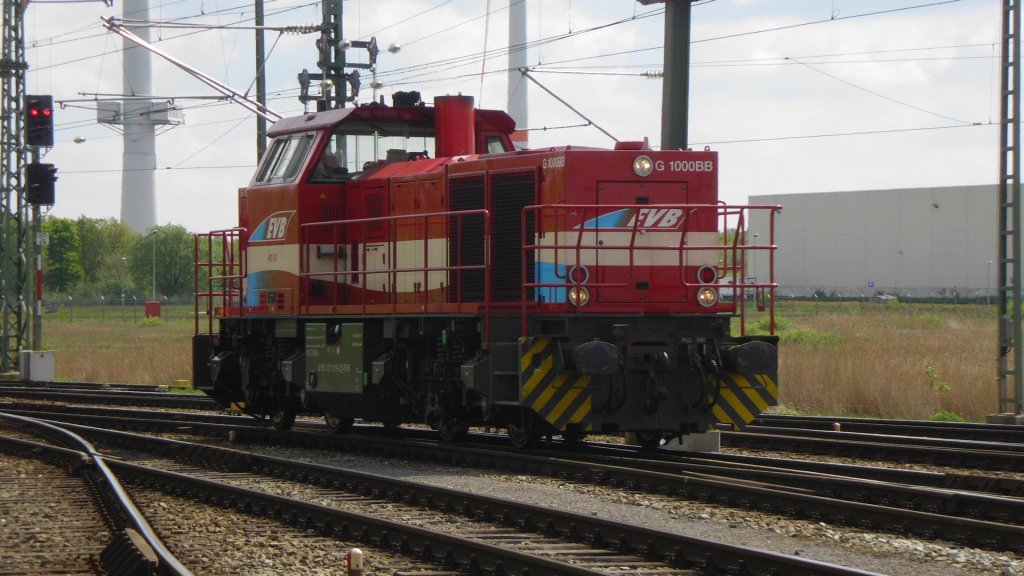 EVB G1000BB 411 51(BR 271 019-2)in Rbf Weddewarden, Bremerhaven am 04.05.2011.