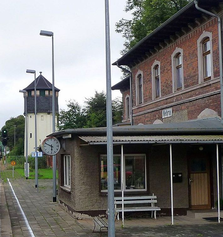 Fahrdienstleiterraum im Bf Nebra; 15.08.2010 (Foto: Ralf Kuke)