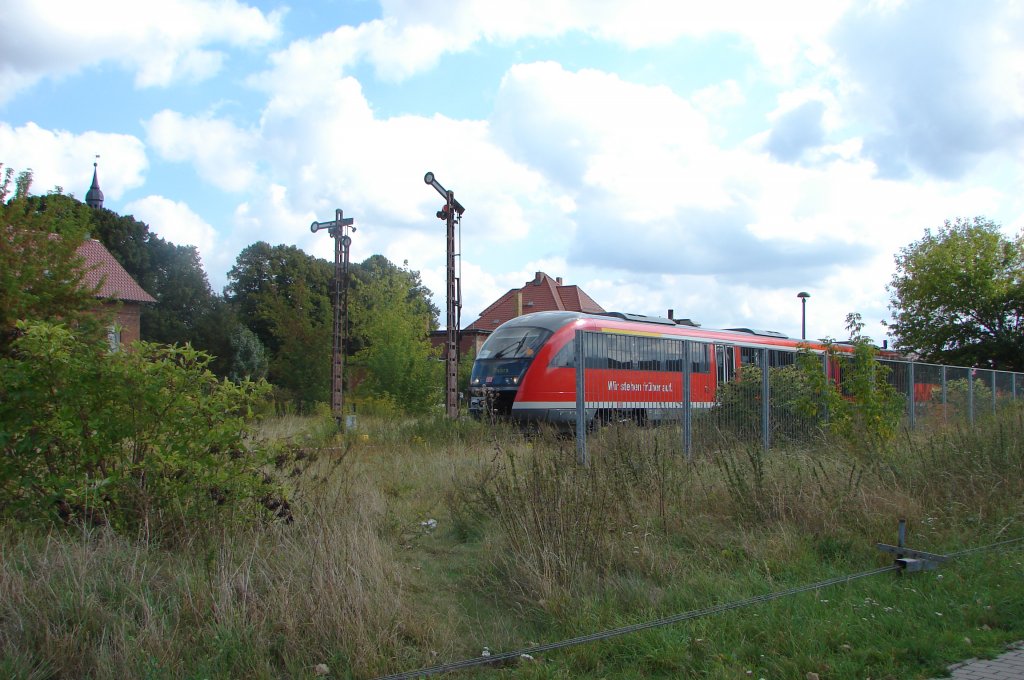 Fl�gelsignale im Bf Laucha; 12.09.2009 (Foto: Dieter Thomas)