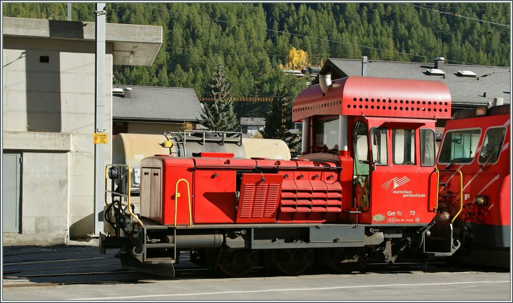 Gm 3/3 N 72 in Zermatt. 
4. Okt. 2011