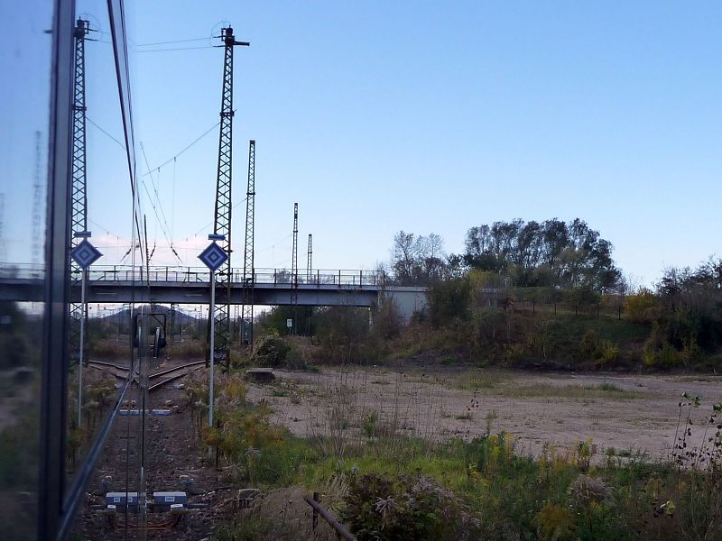 Hier stand bis zum 05.05.2010 das ehem. Bw Naumburg; 24.10.2010 (Foto: Ralf Kuke)