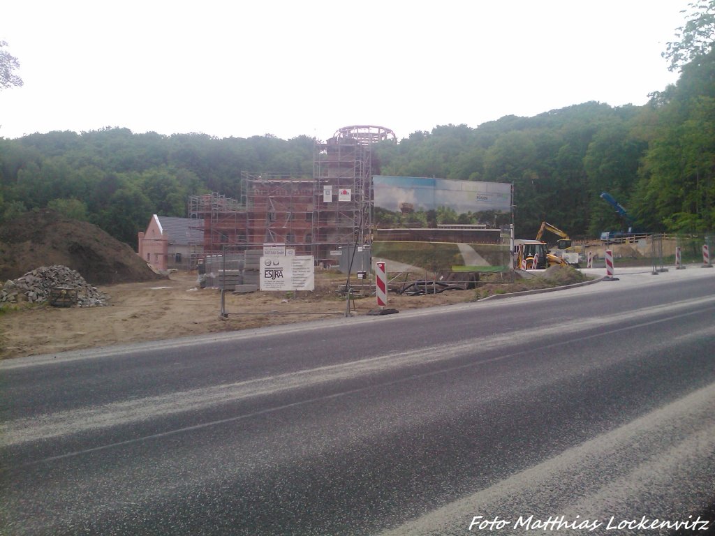 Hier Wird das Naturerbe Zentrum Rgen gebaut / Prora, Forsthaus am 20.5.13