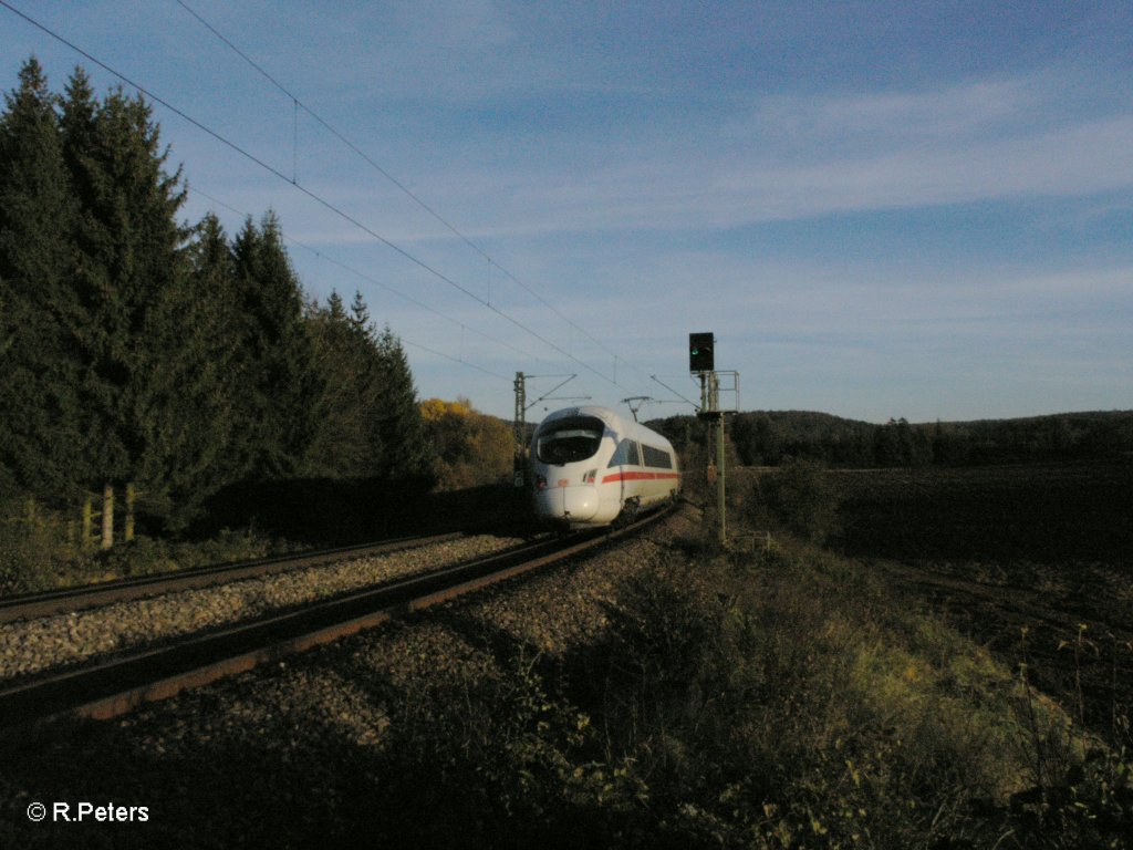 ICE 29 Frankfurt/Main – Wien bei Wilmersdorf. 29.10.10
