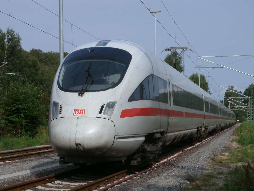 ICE  Mainz  411 082/582 am 06.August 2011 auf dem Abstellgleis in Binz.