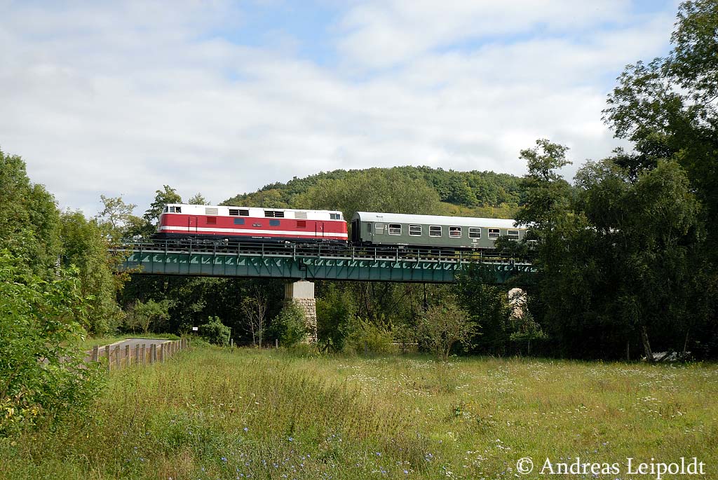 IG 58 3047 e.V. 118 770-7 mit dem DPE 13492 von Leipzig-Plagwitz nach Karsdorf, in Mertendorf; 10.09.2011 (Foto: Andreas Leipoldt)
