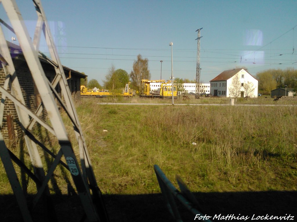 Instandhaltungsfahrzeuge am  Lokschuppen Pomerania in Pasewalk am 4.5.13