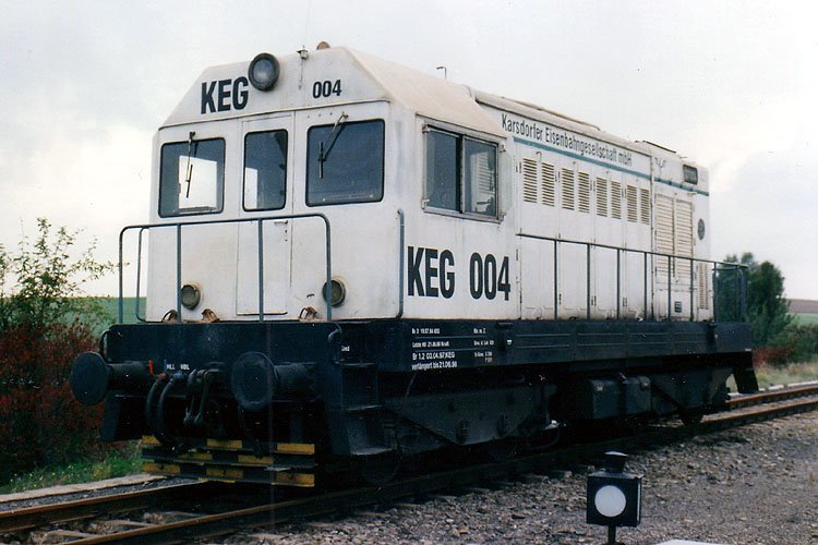 KEG 004 am Zementerk Karsdorf; 07.11.1999 (Foto: Mathias Bootz)