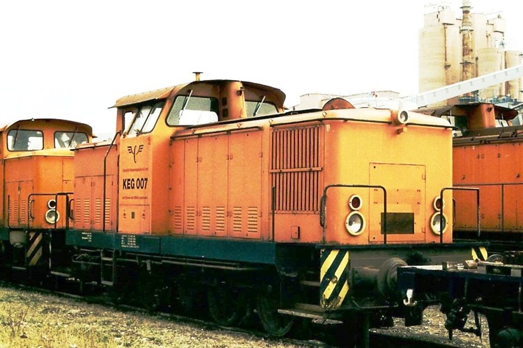 KEG 007 am 04.04.2001 abgestellt in Karsdorf. (Foto: Marco Heyde)