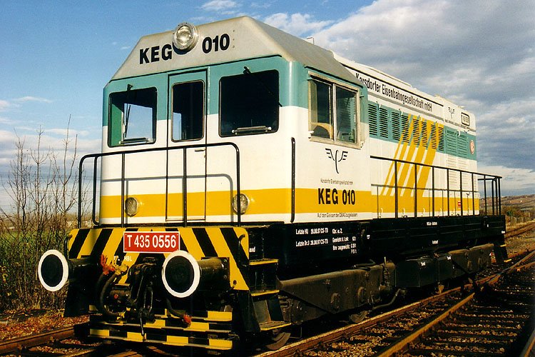 KEG 010 am Zementerk Karsdorf; 07.11.1999 (Foto: Mathias Bootz)