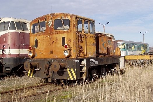 KEG 011 am Zementwerk Karsdorf; 01.02.2006 (Foto: Tom Radics)