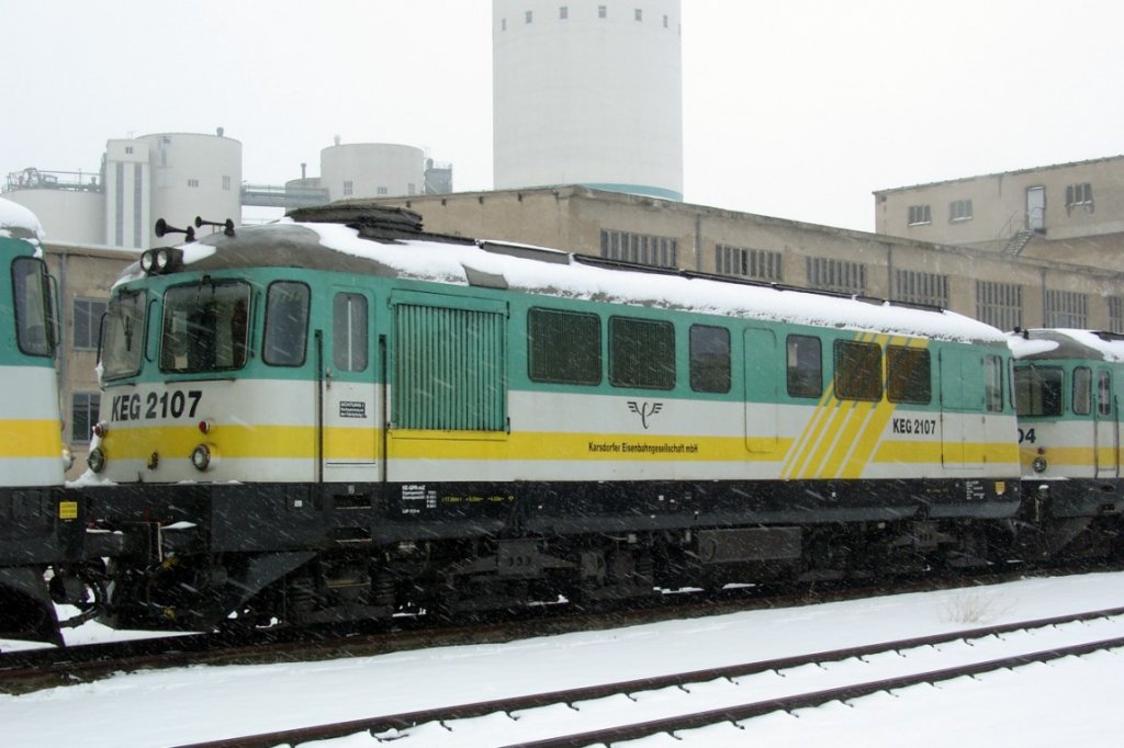 KEG 2107 in Karsdorf; 10.03.2004 (Foto: Ralph Mildner)